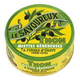 Miettes de thon à l'huile d'olive vierge extra - LE SAVOUREUX - 160g