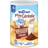NATURNES P'tite Céréale Naturnes céréales complètes en poudre cacao dès 6 mois