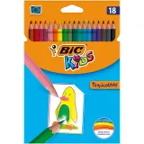 BIC Crayons de couleurs kids tropicolors