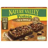Barres céréales protéine café et chocolat, Nature Valley (4 x 40 g)