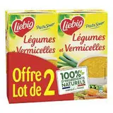 Soupe de légumes et vermicelles, Liebig OFFRE LOT DE 2 (2 x 1 L)