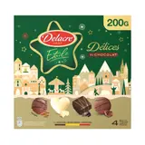 Assortiment de Biscuits Délices au Chocolat Noël Etoile DELACRE
