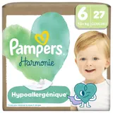 Couches Bébé Hypoallergénique 13+kg Taille 6 Harmonie PAMPERS