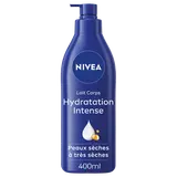 Lait crème nourissant peaux très sèches NIVEA pompe 400ml