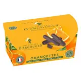 Les Chevaliers d'Argouges Ballotin Orangettes au chocolat noir, 190g