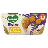 Plat bébé dès 12 mois Légumes Quinoa Blédiner BLEDINA