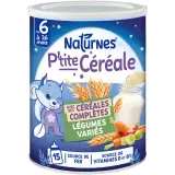 NATURNES P'tite Céréale soir légumes variés avec céréales complètes dès 6 mois