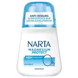 Narta Déodorant Bille Magnesium Protect 48H d'Efficacité Invisible, 50ml