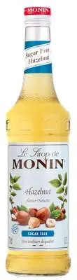 Sirop saveur Noisette (sans sucre), Monin (70 cl)