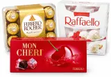 Ferrero Mon chéri, Raffaello ou Rocher