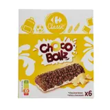 Barre de céréales Croustillantes Chocolat Blanc CARREFOUR CLASSIC'