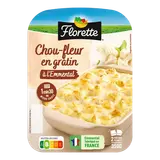 Chou-fleur en gratin à l'Emmental, FLORETTE, barquette, 2x175g
