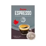 AUCHAN Dosettes de café espresso compatibles Senseo