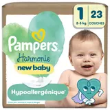 Pampers Harmonie Couches Édition Limitée, Taille 1, 2kg-5kg, 23 Couches