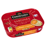 Sardines au piment de Cayenne - CONNÉTABLE - 115g