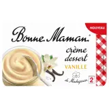 BONNE MAMAN Crème dessert à la vanille de Madagascar