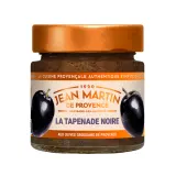 JEAN MARTIN Tapenade noire aux olives Grossane de Provence et Beldi du Maroc, anchois et câpres