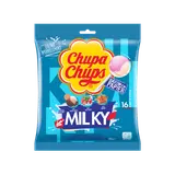 Sucettes aux goûts lait CHUPA CHUPS milky sachet 192g