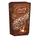Cornet de boules Chocolat au lait noisette LINDT LINDOR - 200g