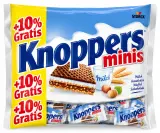 Mini Knoppers gaufrettes lait et noisette