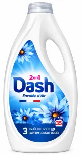 Dash lessive liquide parfum envolée d'air