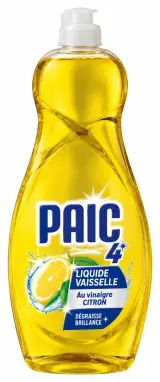 Paic liquide vaisselle vinaigre sel, vinaigre menthe ou vinaigre citron
