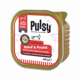Pâtée Pour Chien En terrine Poulet Bœuf PULSY