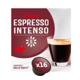 AUCHAN Capsules de café espresso intense intensité 9 compatibles Dolce Gusto