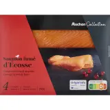 AUCHAN COLLECTION Saumon fumé d'Ecosse