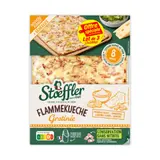 Flammekueche Gratinée au Fromage Blanc, Emmentale , Lardons Fumés et Oignons STOEFFLER