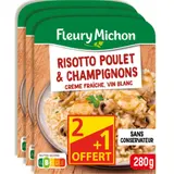Plat cuisiné poulet risotto FLEURY MICHON
