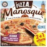 Pizza Kebab Géante Cuite au Feu de Bois LA PIZZA DE MANOSQUE