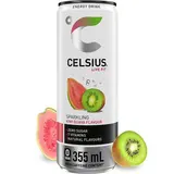 Celsius Boisson énergisante saveur kiwi goyave, 35,5cl