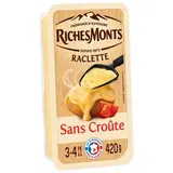 Richesmonts Fromage raclette sans croûte, 420g