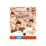 Calendrier de l'Avent Gaufrette Enrobée de Chocolat Lait et Noisette KINDER BUENO