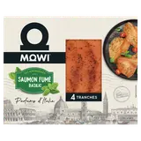 Saumon fumé basilic Norvège MOWI 4 tranches 100g