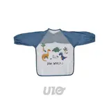 BEBE DOUCEUR Bavoir à Manches Longues 43cm Bleu Dino World, 1 bavoir