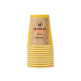 Gobelet en carton jaune x12 - 25cl