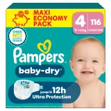 PAMPERS Baby Dry couches taille 4 (9-14kg)