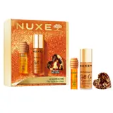 Coffret Soins Le Glow Ultime Soin lèvres au Miel + Huile Prodigieuse Roll-On + Cadeau NUXE