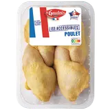 Cuisse de poulet jaune avec dos, Les Accessibles, France, barquette, 1kg
