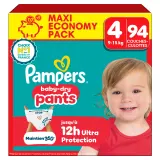 PAMPERS Baby Dry couches-culottes taille 4 (9-15kg)