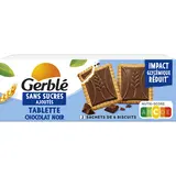 GERBLE - Biscuit fondant chocolat noir sans sucres ajoutés -  126g